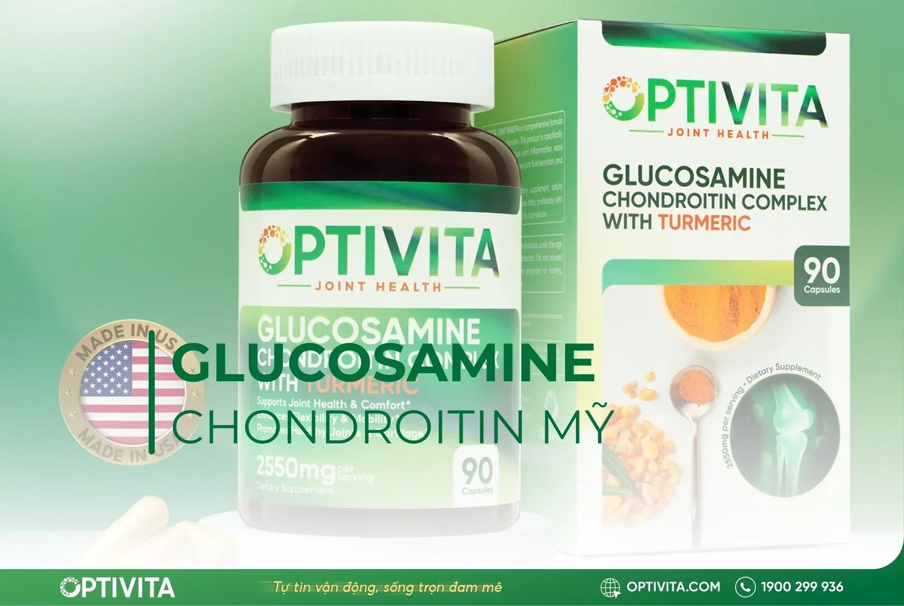 Glucosamine Chondroitin của Mỹ